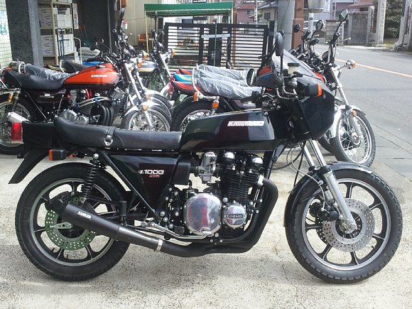 飯島 飯島モータース 販売車両 78年 Z1R 黒